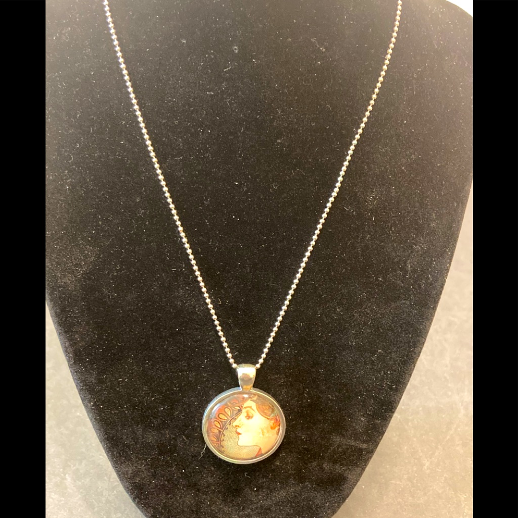Vintage 18k Gp Ornate Women’s Necklace 15.75in